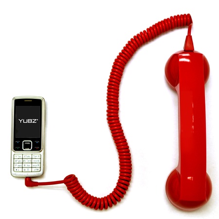 Телефонная Ретро-Трубка Red Красный (Red) Yubz YH01RD-02-TB купить в подарок на Gift2you