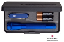 подарочный набор (нож Victorinox 0.62** + фонарь Mini-Mag 2A / синий 