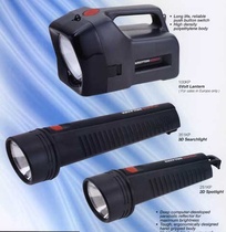 фонарь-прожектор 1х6 Volt / водонепроницаемый / Krypton Bulldog 